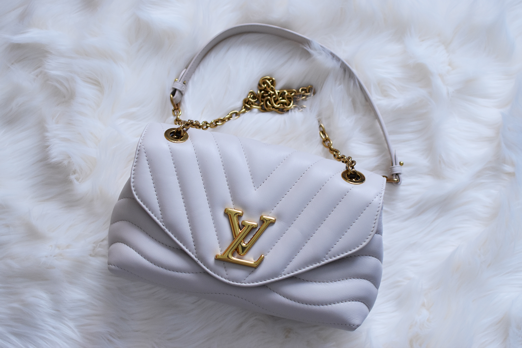 Louis Vuitton New Wave Chain Bag Quilted Leather PM