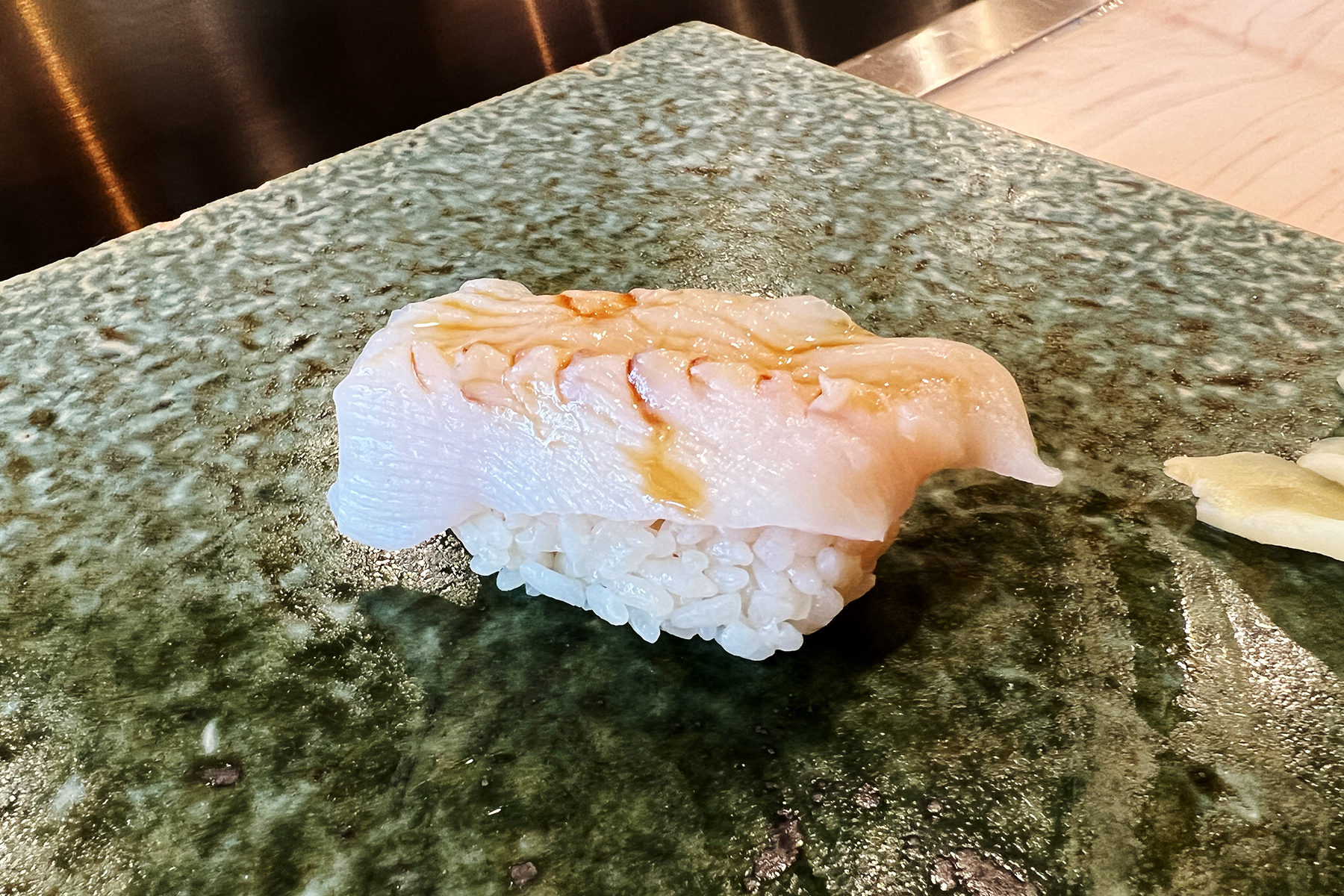 Golden eye snapper  Nigiri, Omakase, Sushi