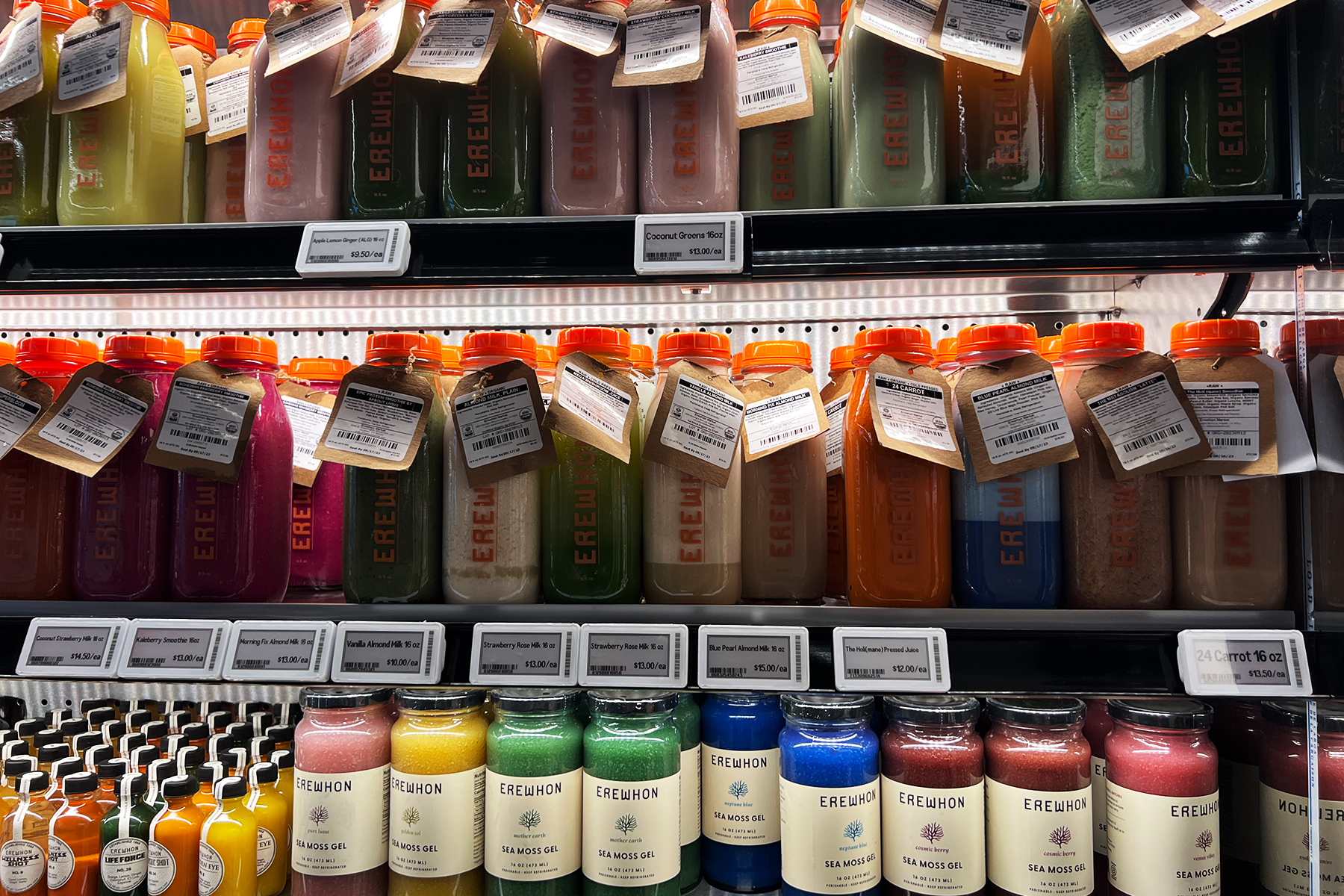 Erewhon Pasadena Juices