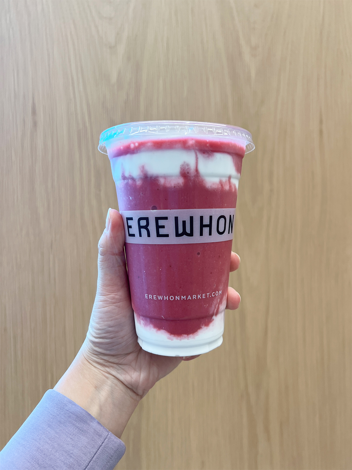 Erewhon Pasadena Rose Smoothie