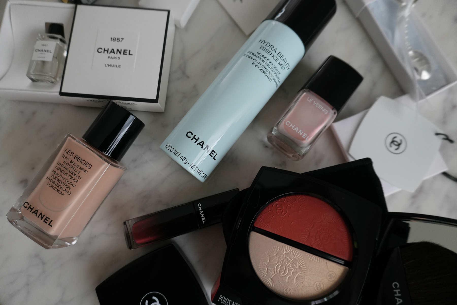 Chanel Beauty  Gold & Peach Blush & Highlighter Duo