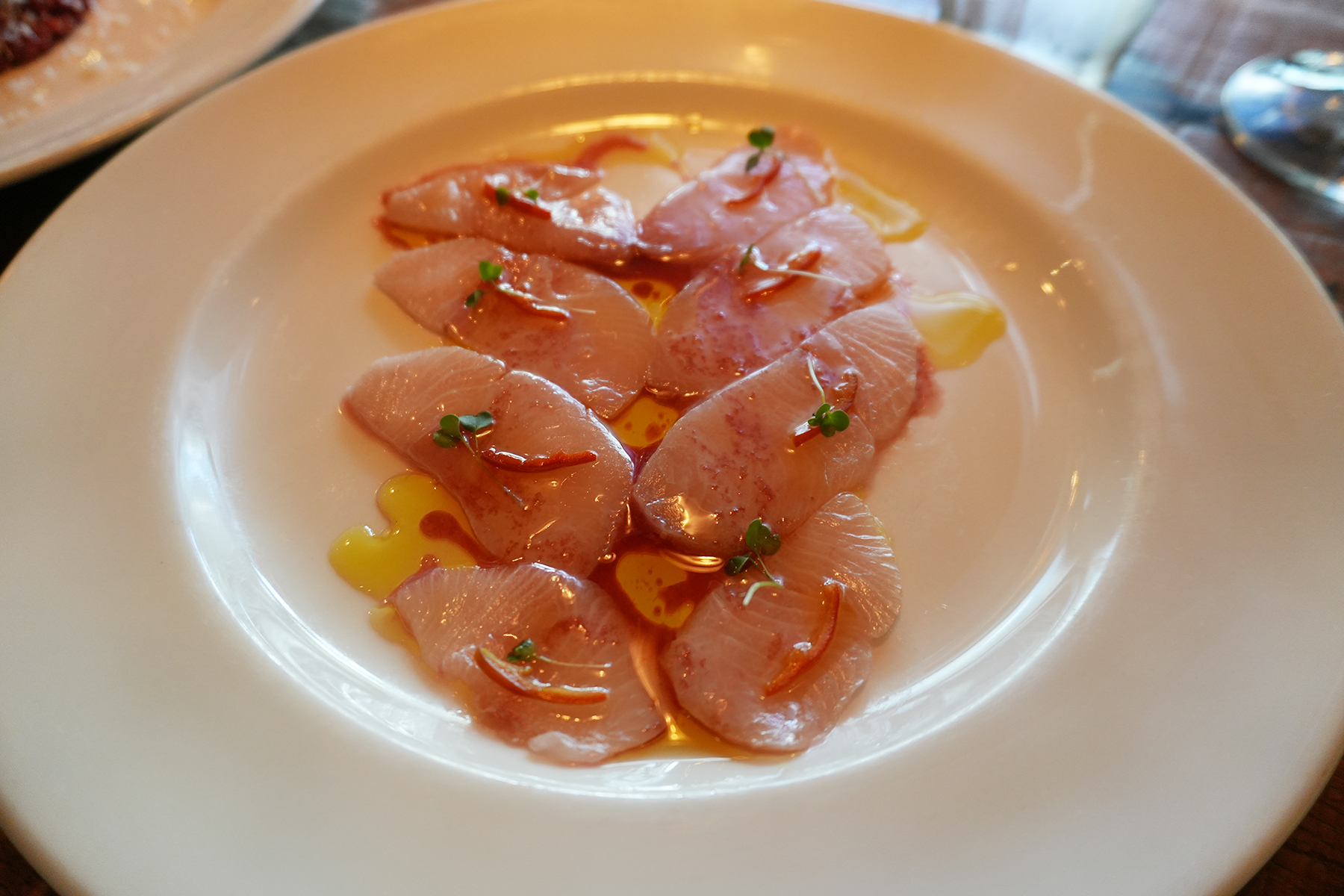 yellowtail crudo