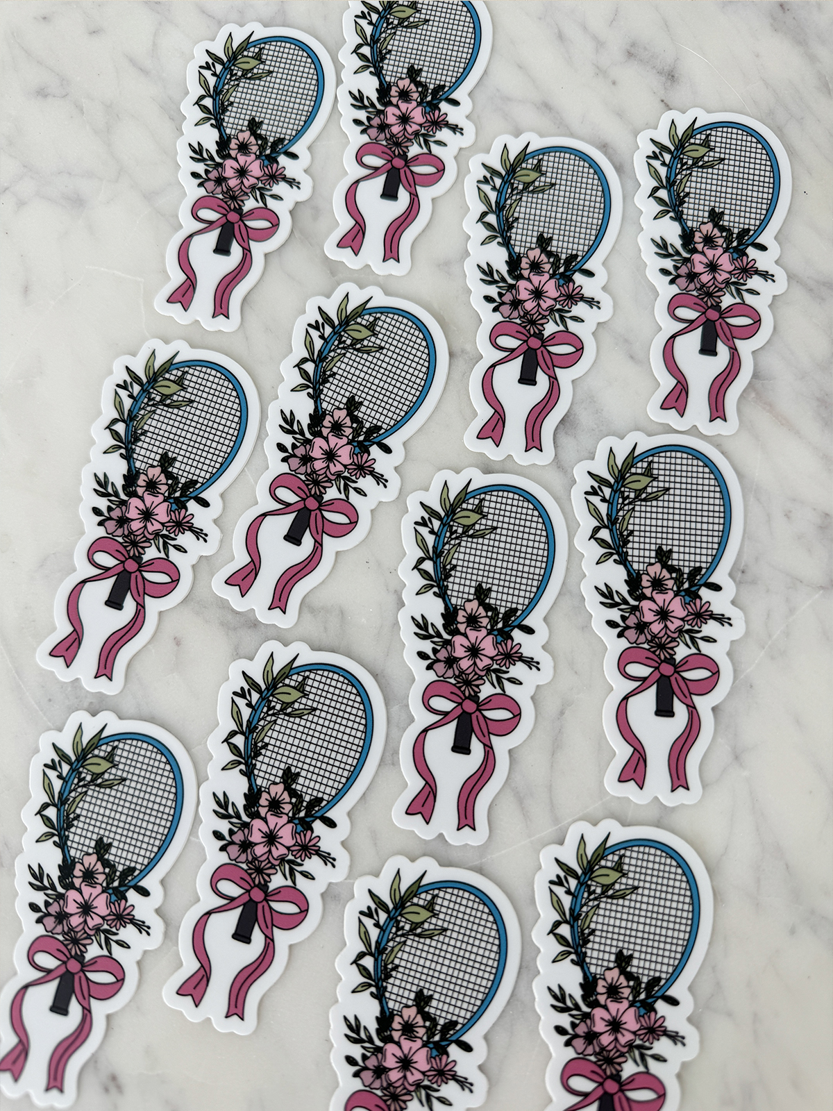 Tennis Girl Sticker