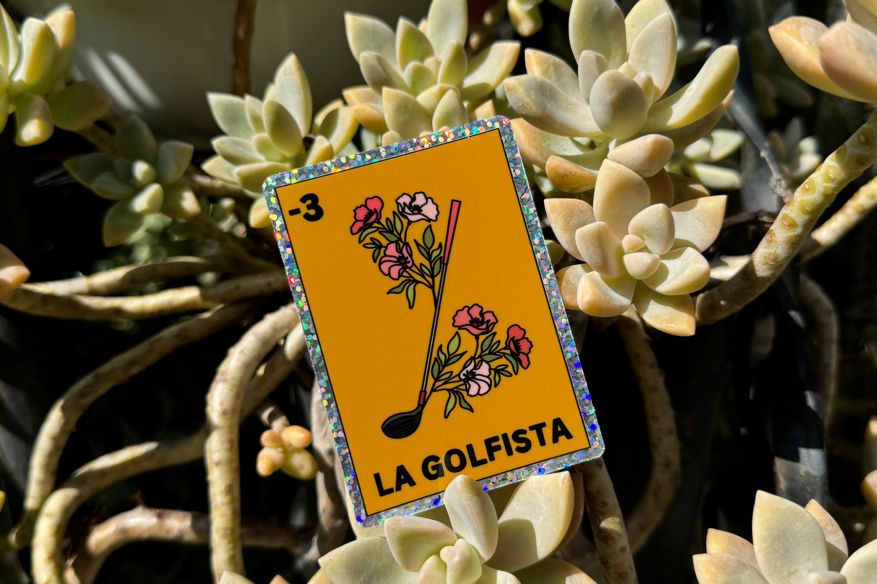 La Golfista Loteria Sticker