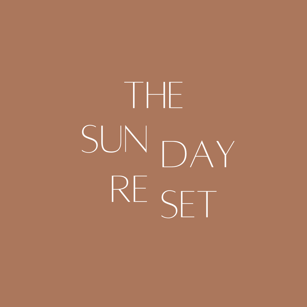 the sunday reset