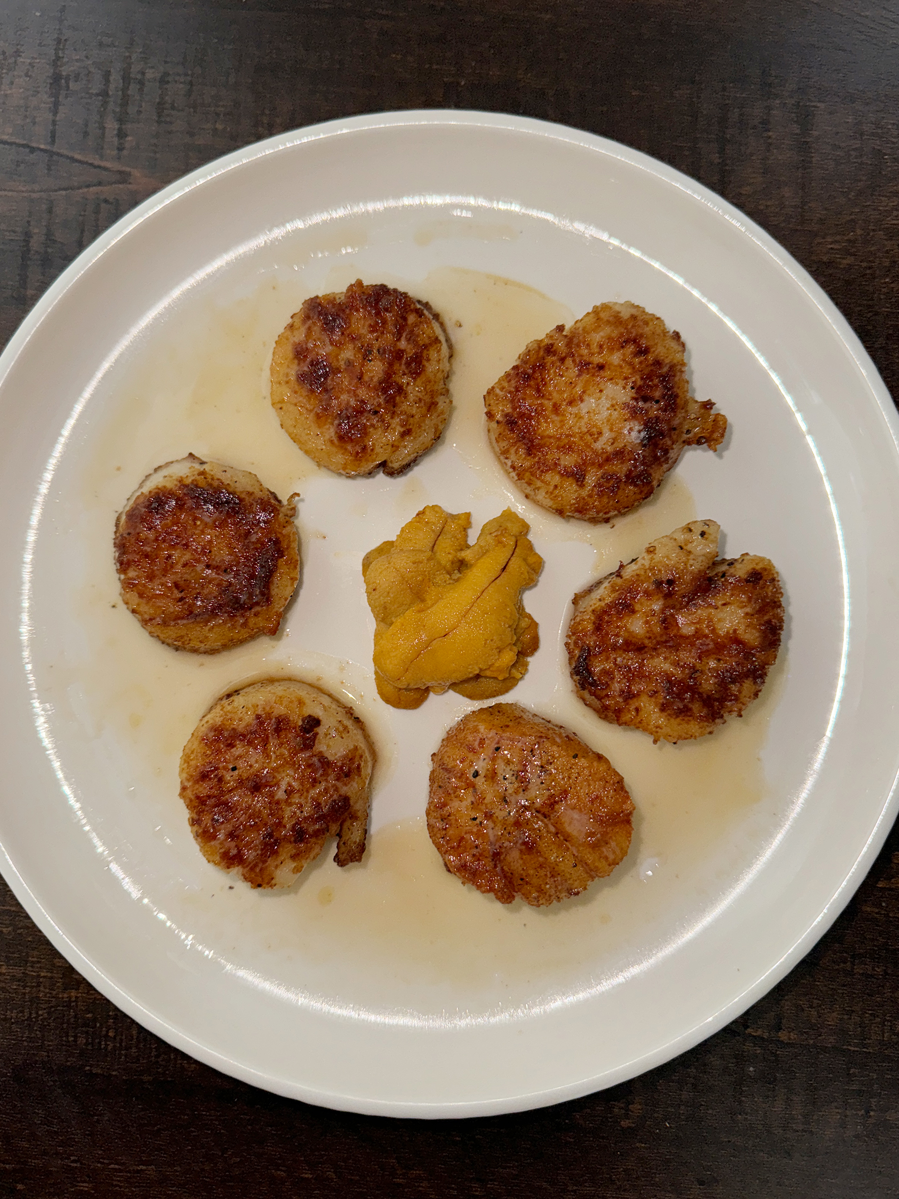 pan seared scallops