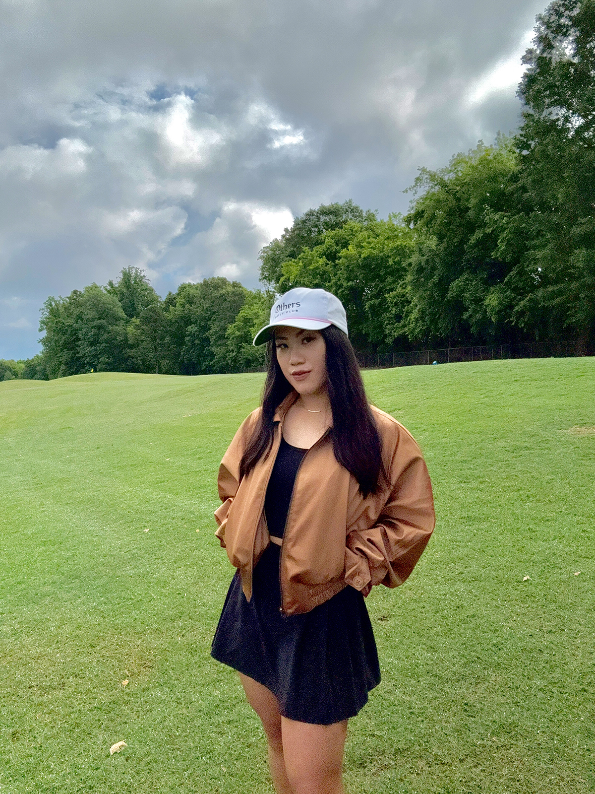 golf girlie at charles sifford golf course charlotte