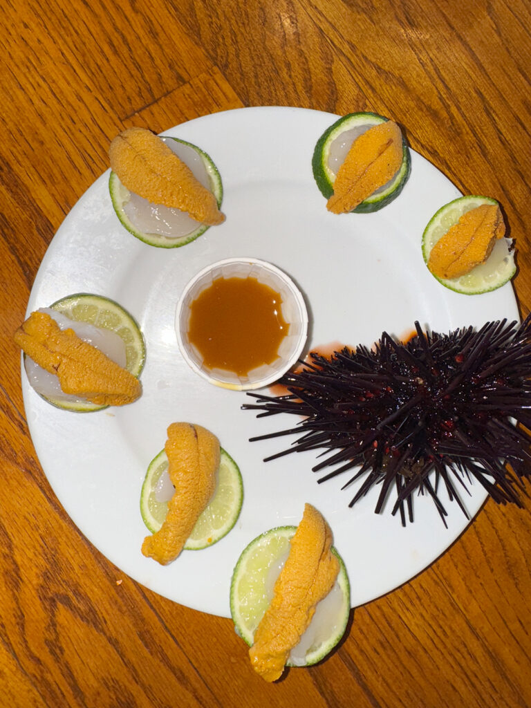 Santa Barbara Shellfish Co sea urchin