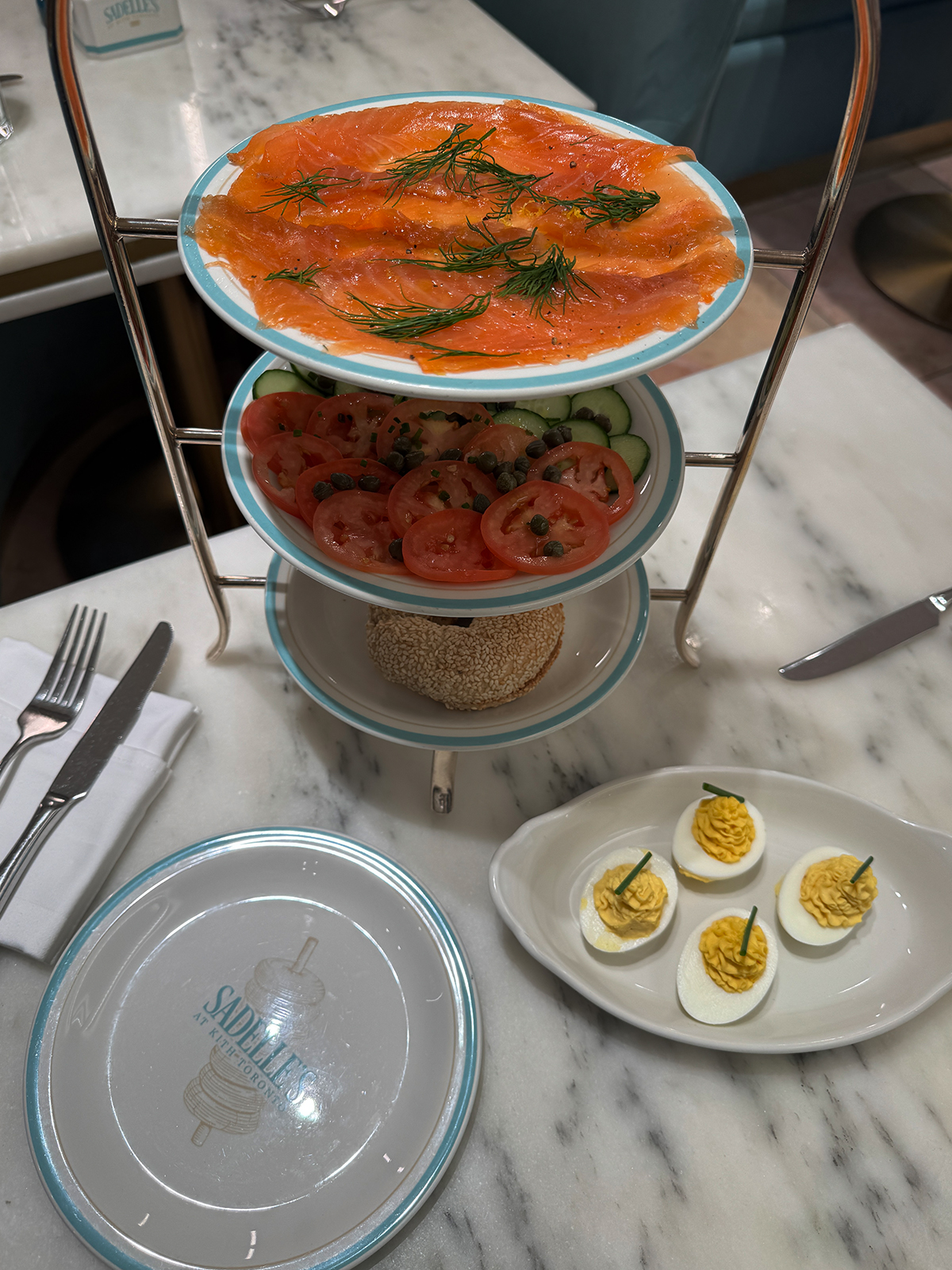 Sadelle's at Kith Toronto House Salmon Tower