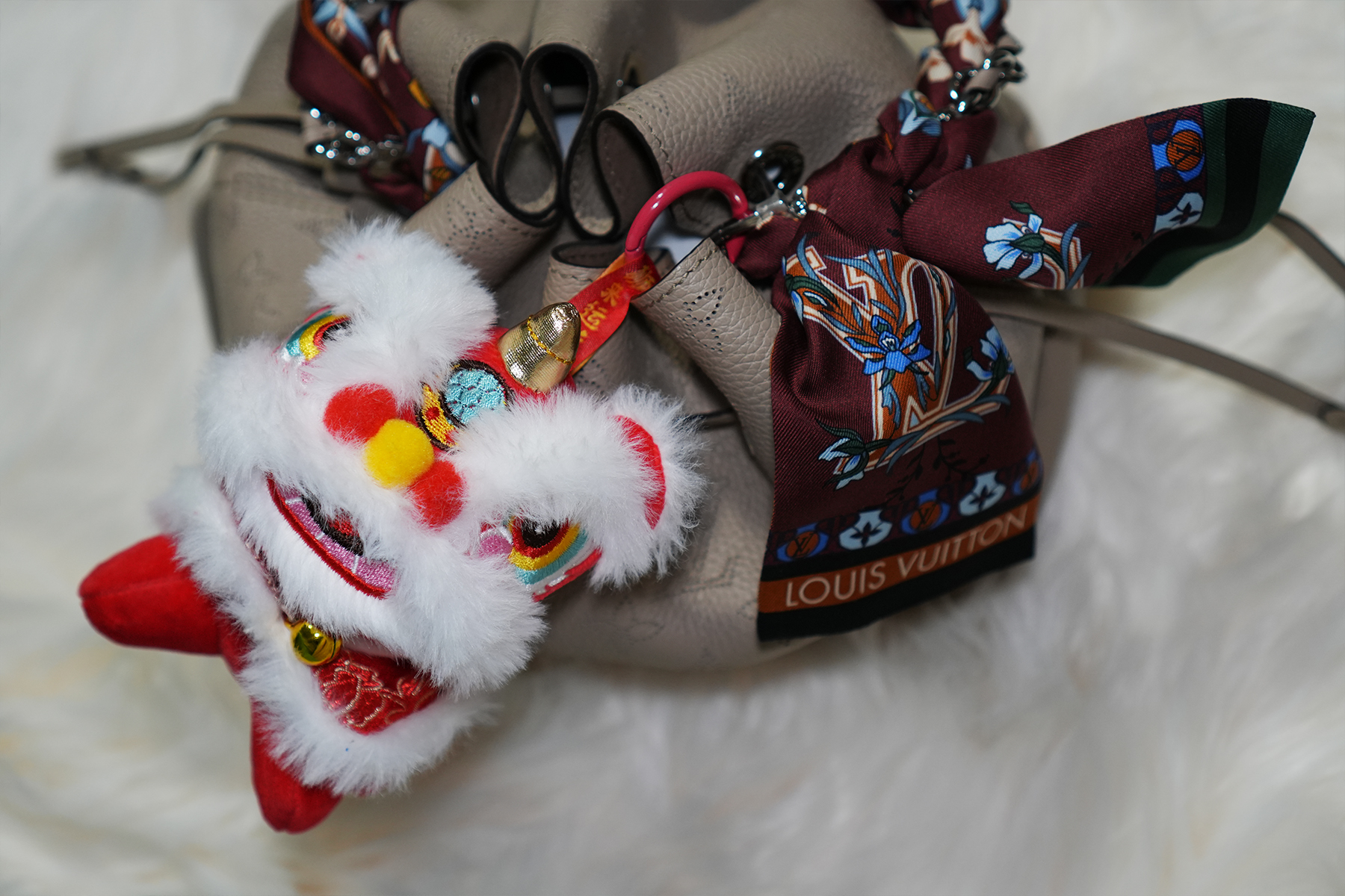 Lion Dance Bag charm