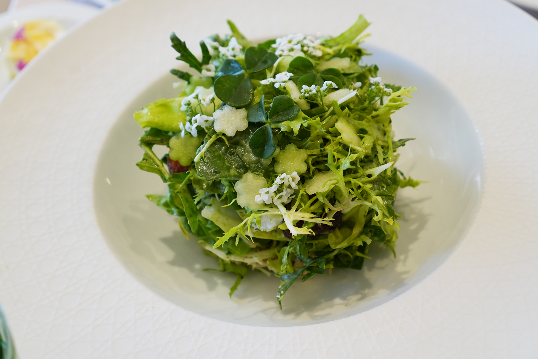 Monsieur Dior by Dominique Crenn Beverly Hills goddess garden