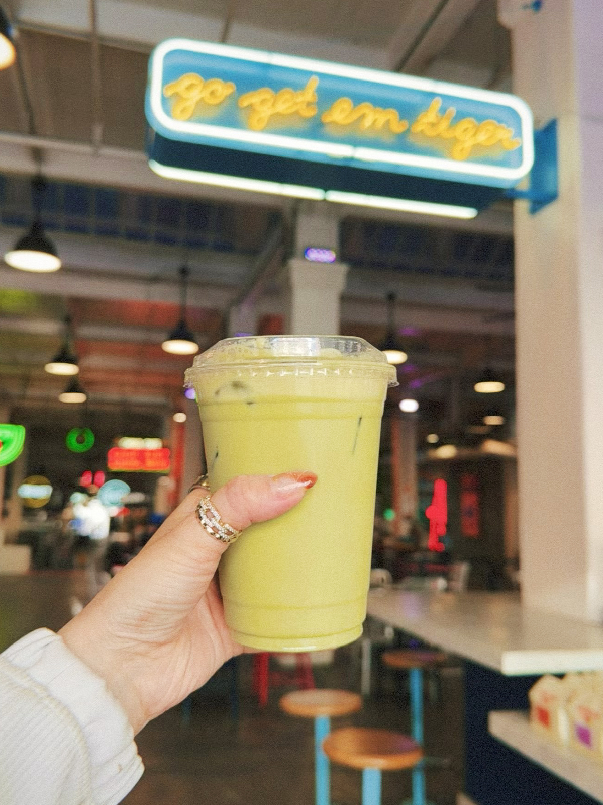 DTLA Iced Matcha Latte - Go Get Em Tiger