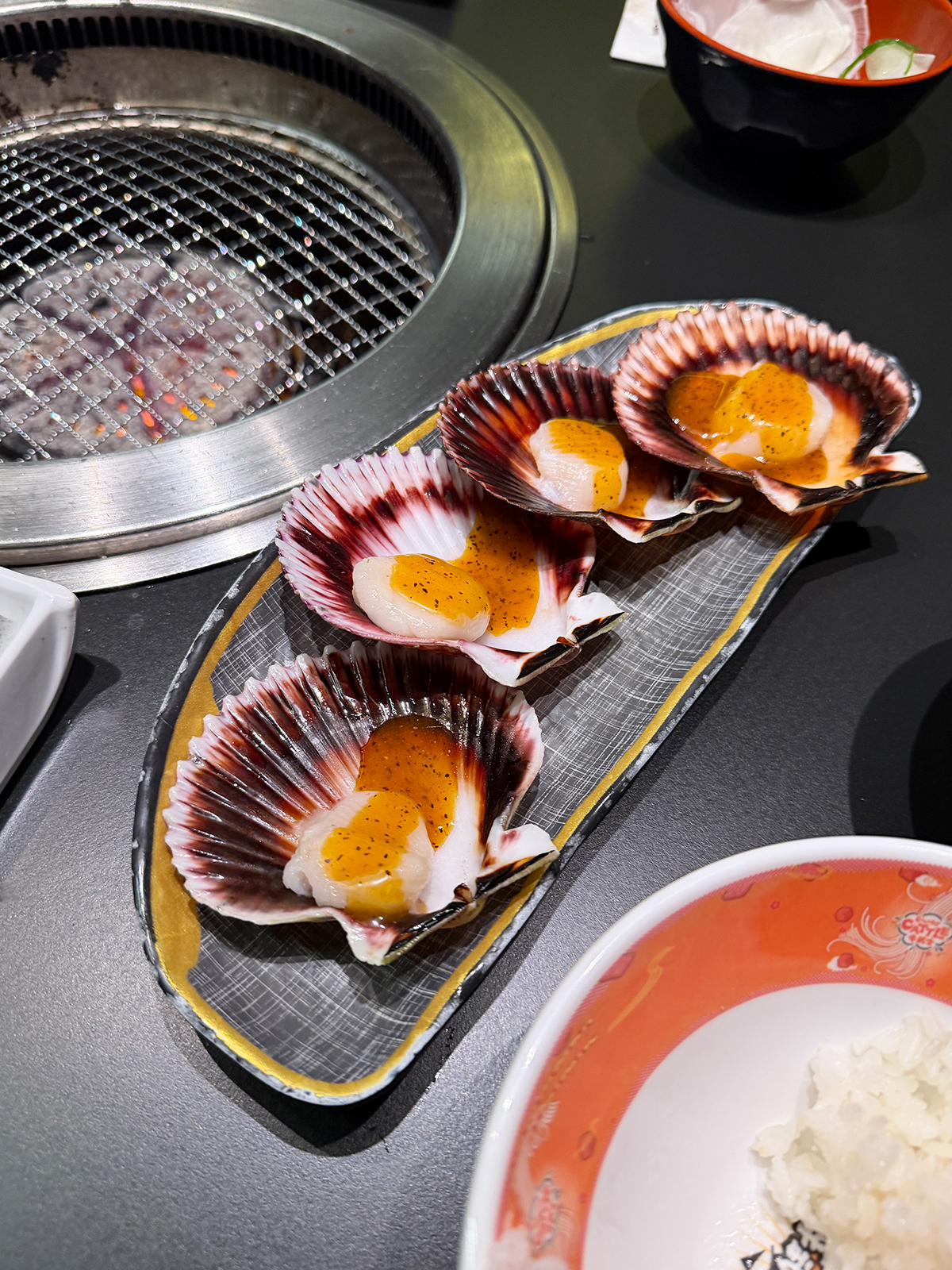Scallops in shell